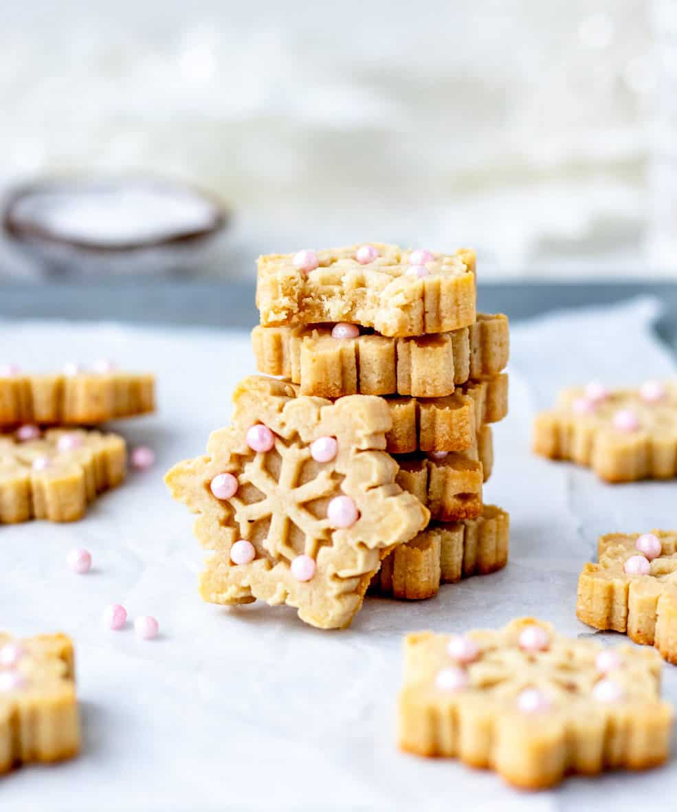 Almond Flour Shortbread Cookies