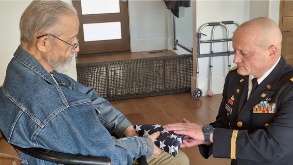 Community Nursing Services - CNS Honor Salute Program: A Moving Moment Between Father and Son