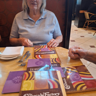 Thomas Stark and his family enjoyed an evening out at the Cheesecake Factory